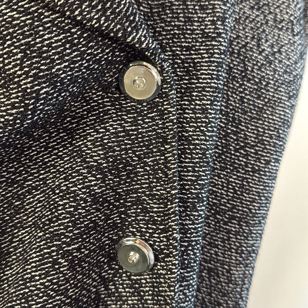 St John Gray Tweed Long Jacket - image 5